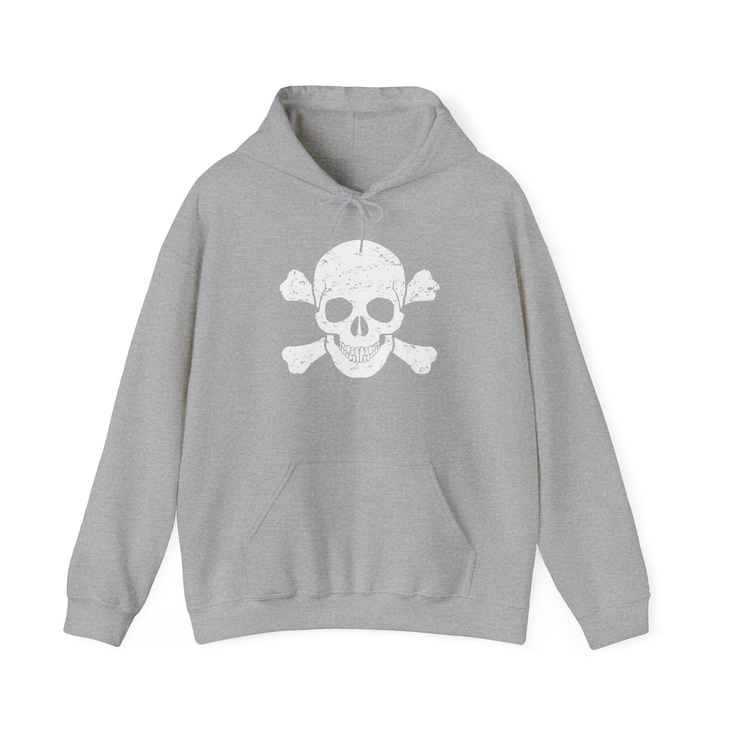 SKULL BONES - Premium Unisex Funny Sarcastic Black Hoodie Sweatshirt