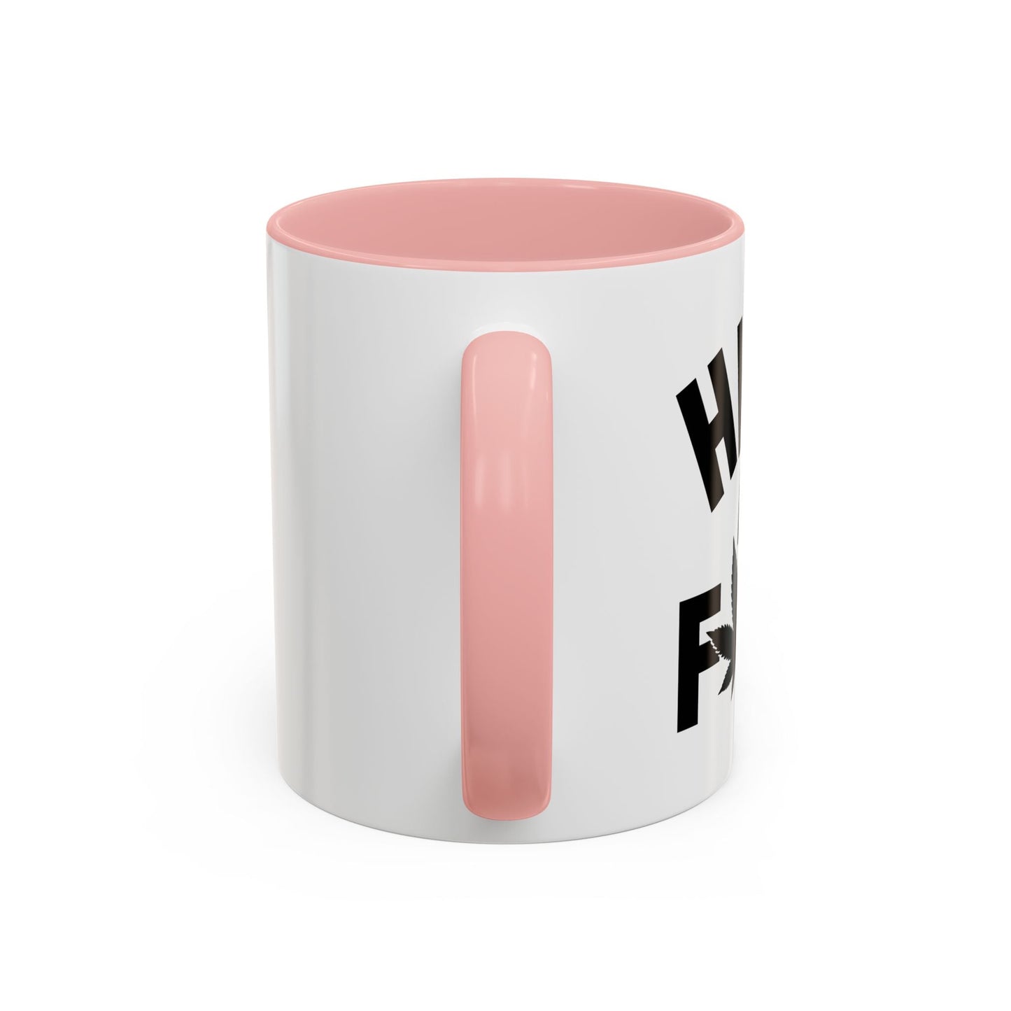 HIGH AS FUCK Accent BiColor Funny Sarcastic Mug