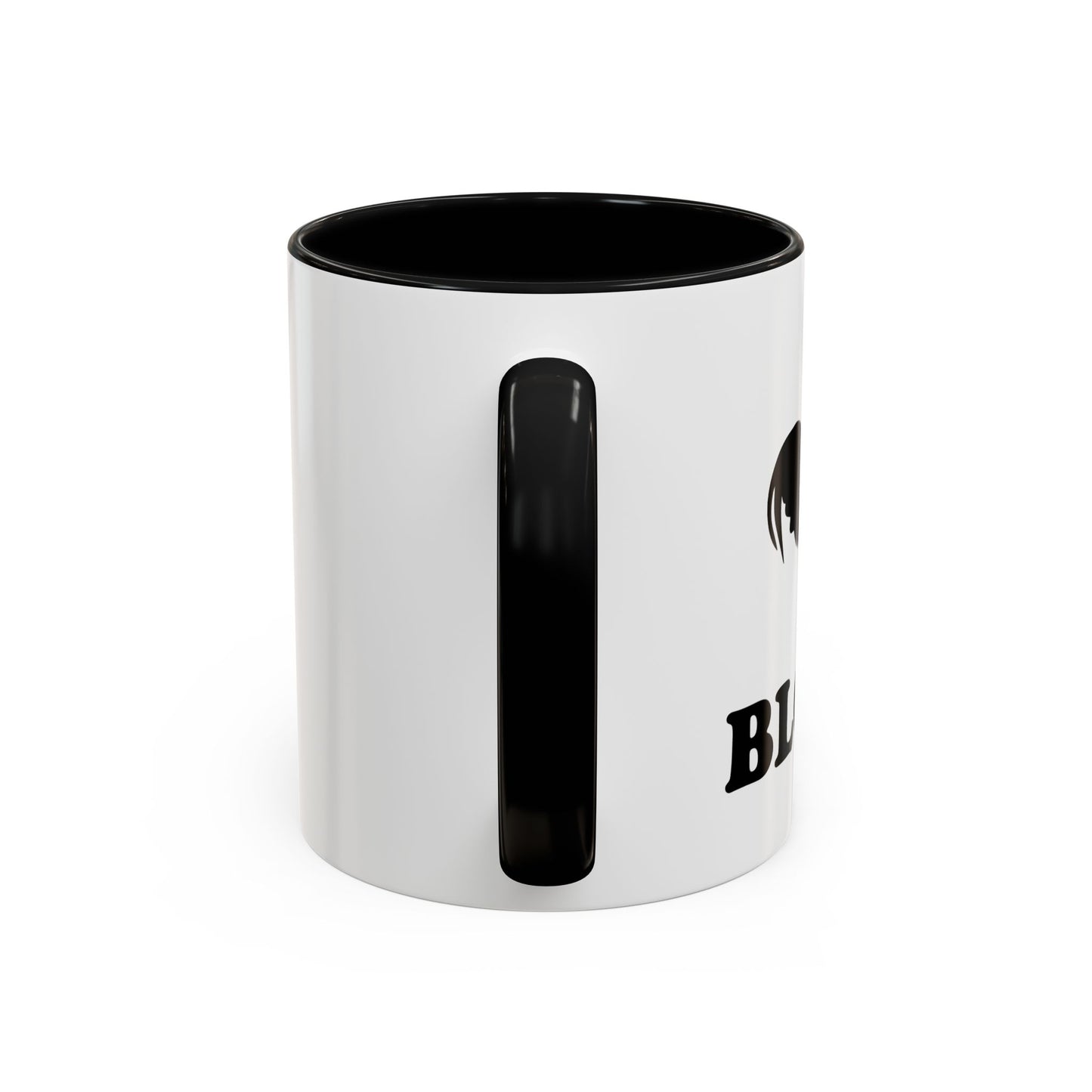 COCK BLOCK Accent BiColor Funny Sarcastic Mug