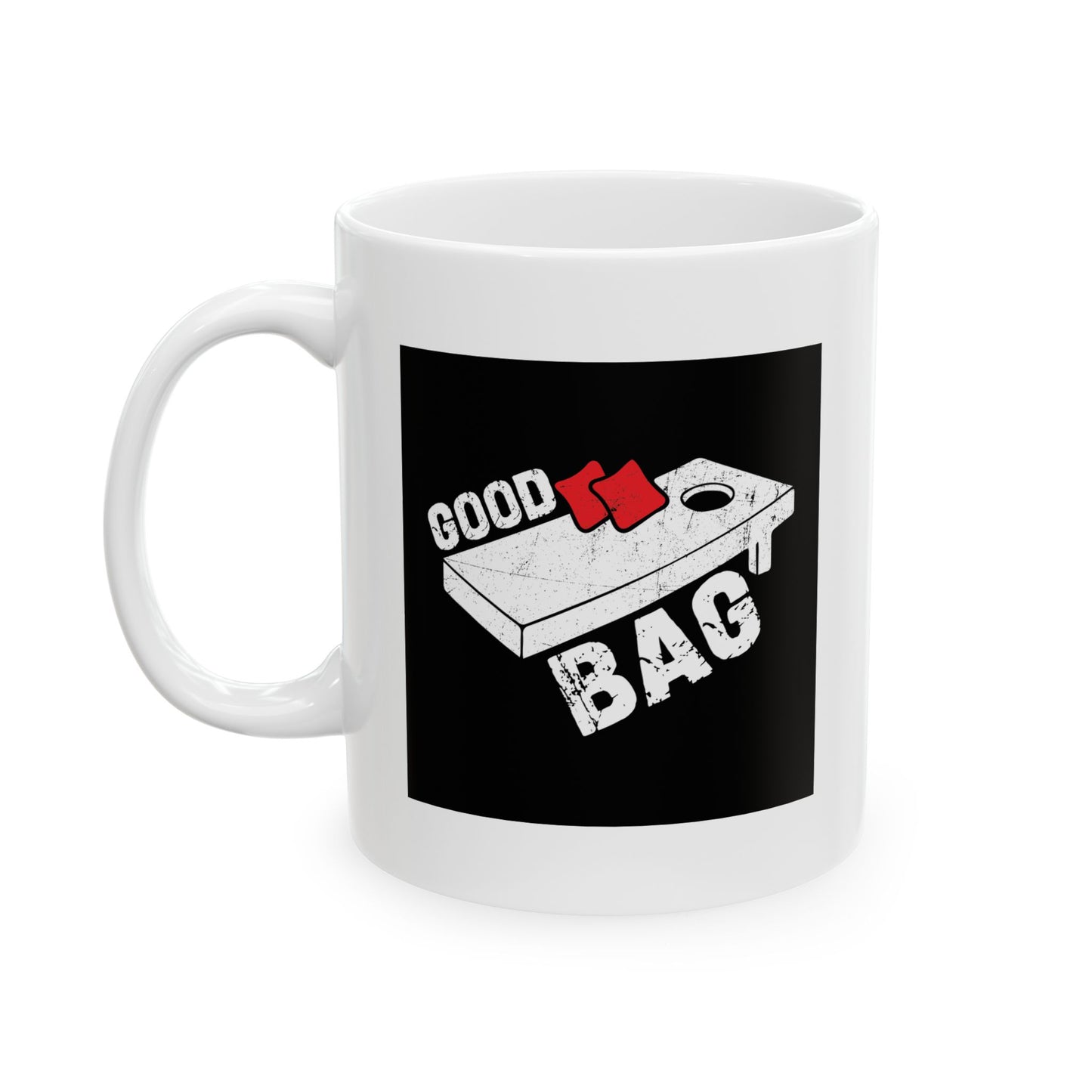 GOOD BAG FUNNY SARCASTIC WHITE MUG