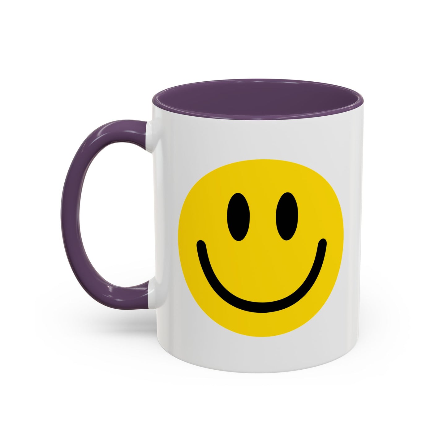 SMILE FACE Accent BiColor Funny Sarcastic Mug