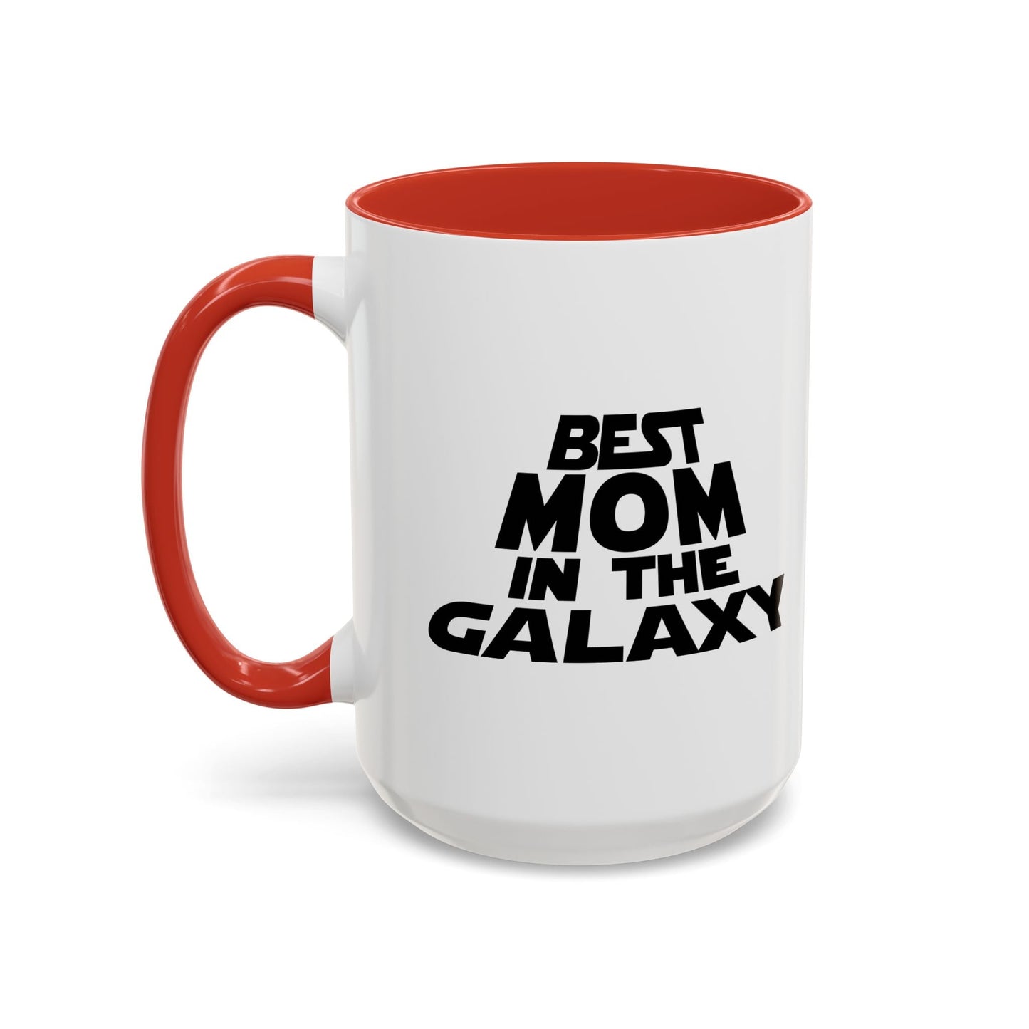 BEST MOM IN THE GALAXY Accent BiColor Mug