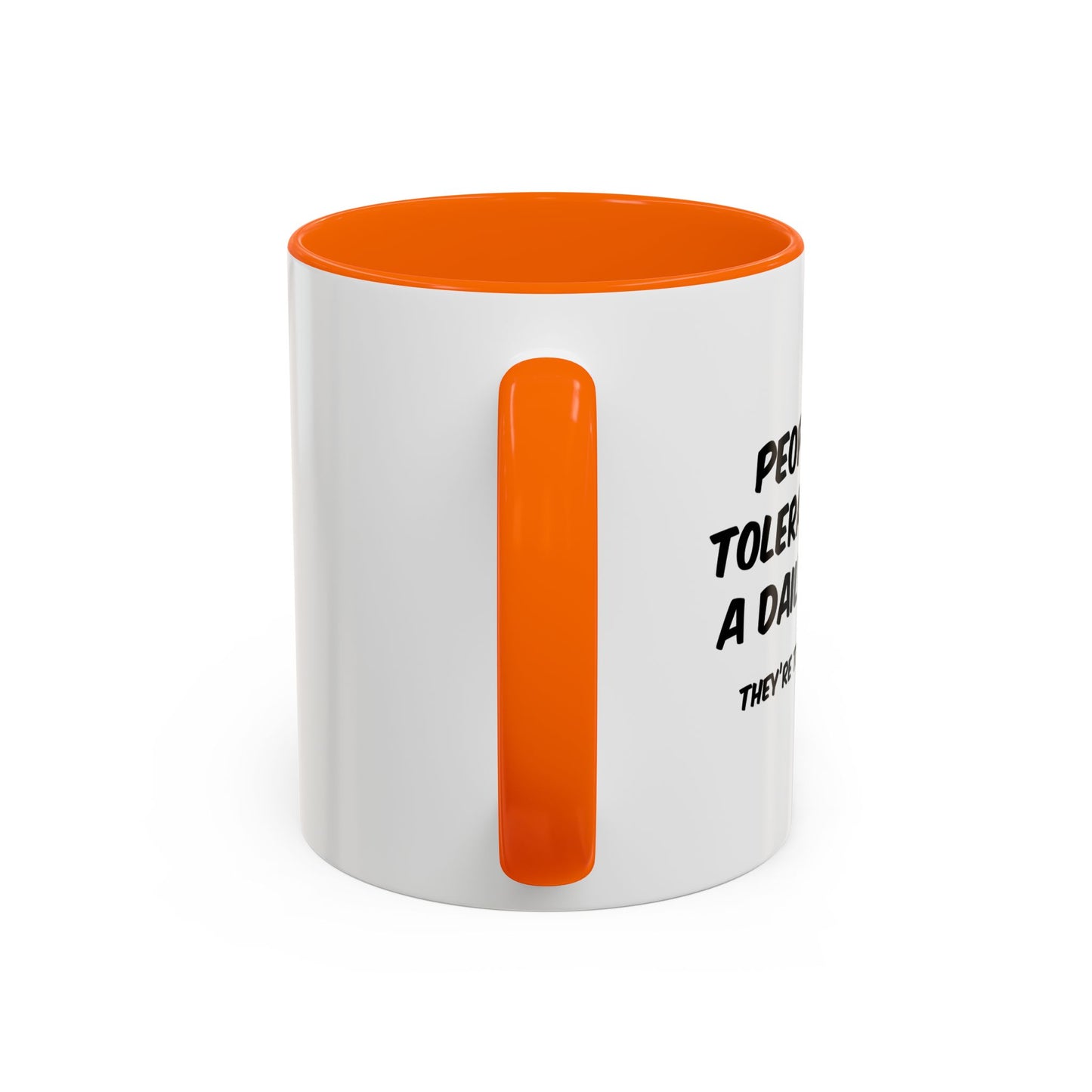 THE REAL HEROES Accent BiColor Funny Sarcastic Mug