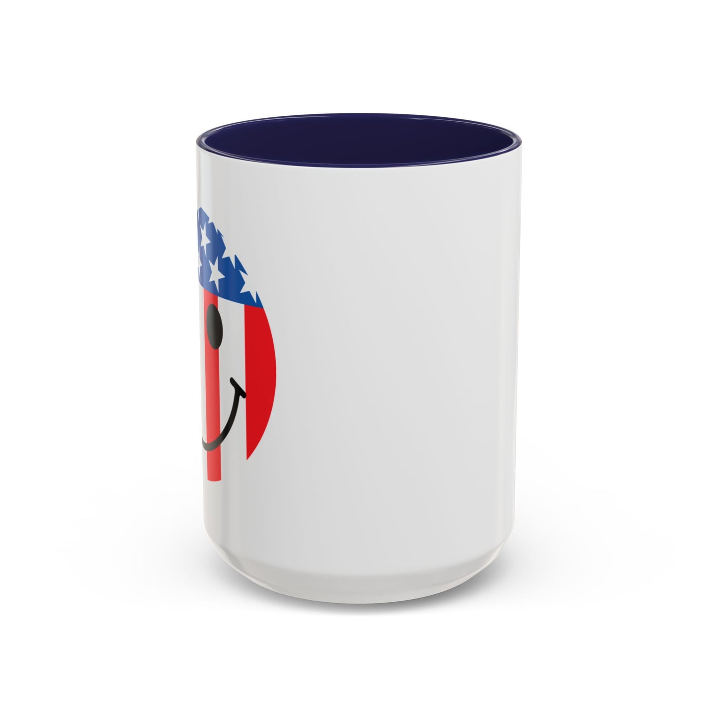 USA SMILY FLAG Accent BiColor Funny Sarcastic Mug