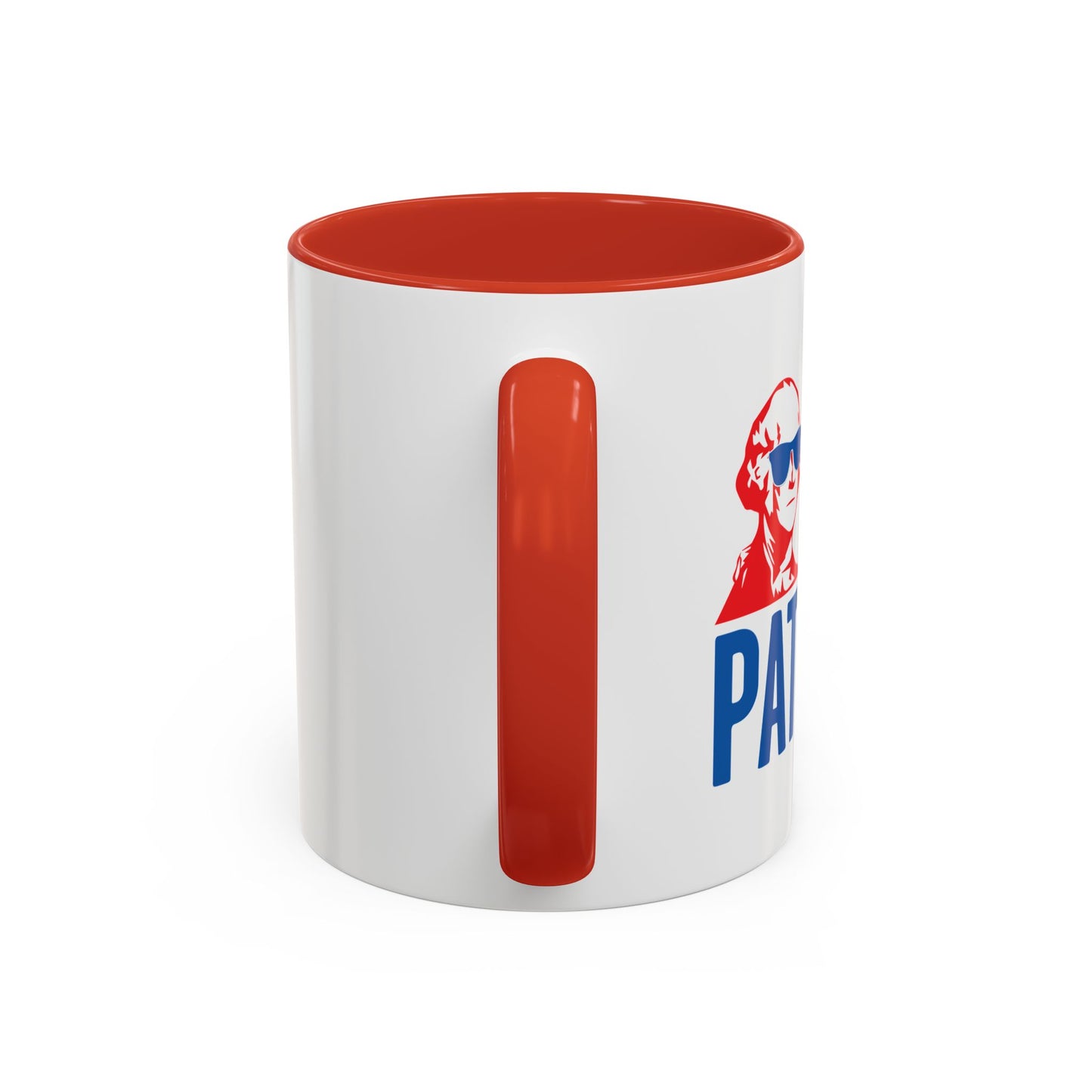 PARTY LIKE A PATRIOT Accent BiColor Funny Sarcastic Mug