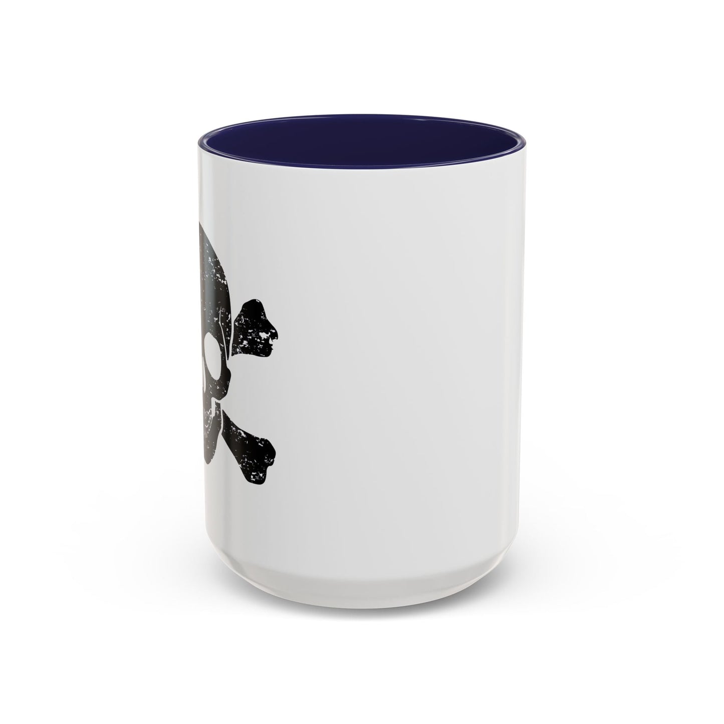 SKULL HEAD BONES Accent BiColor Funny Sarcastic Mug