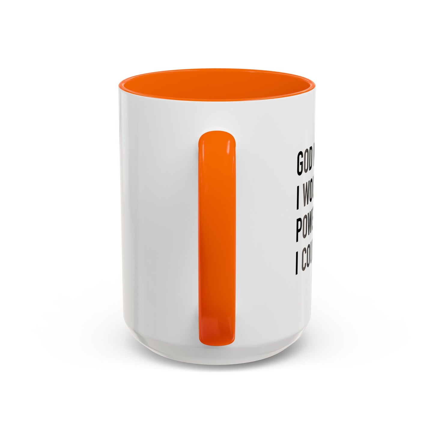 IF I COULD DO MATH Accent BiColor Funny Sarcastic Mug