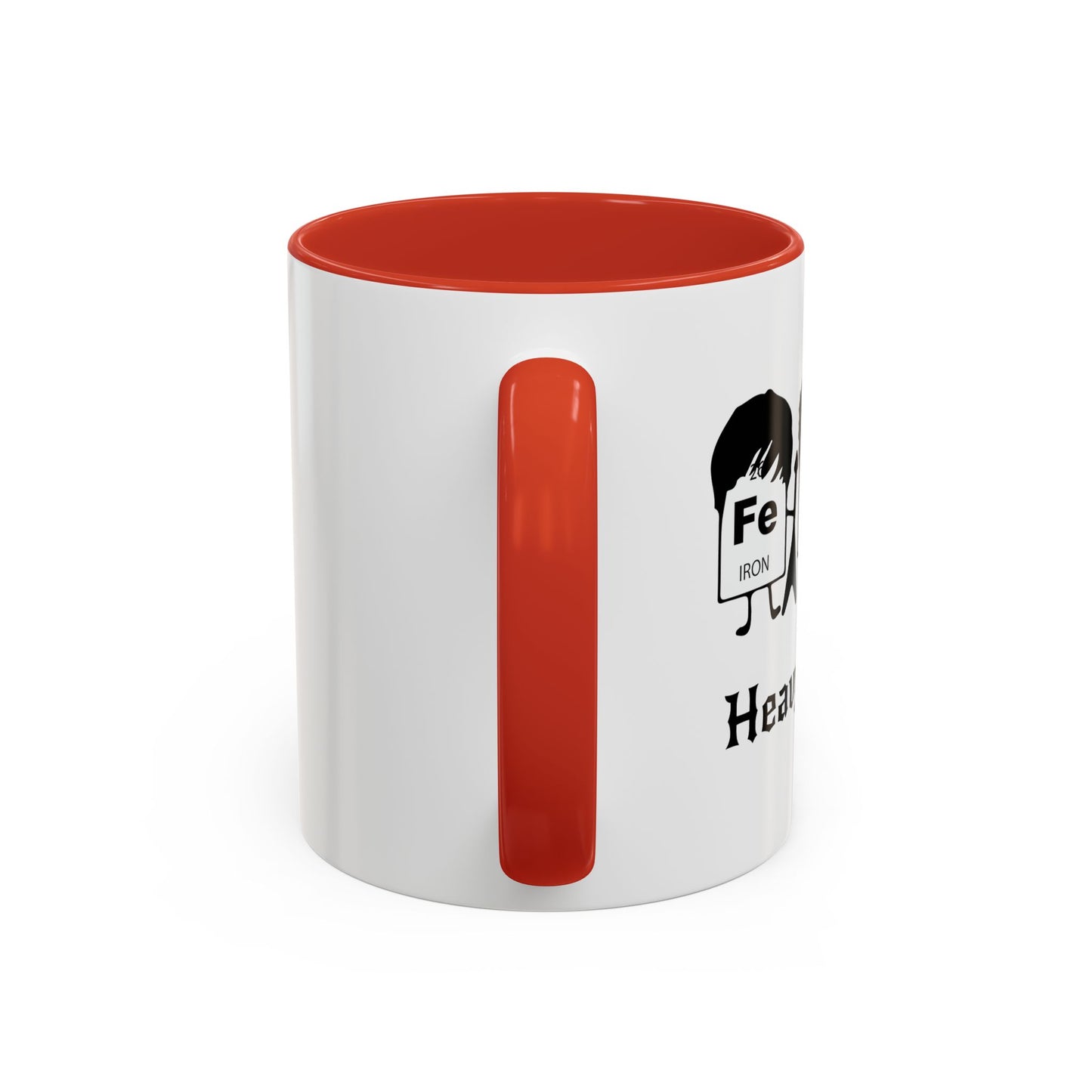 HEAVY METALS Accent BiColor Funny Sarcastic Mug