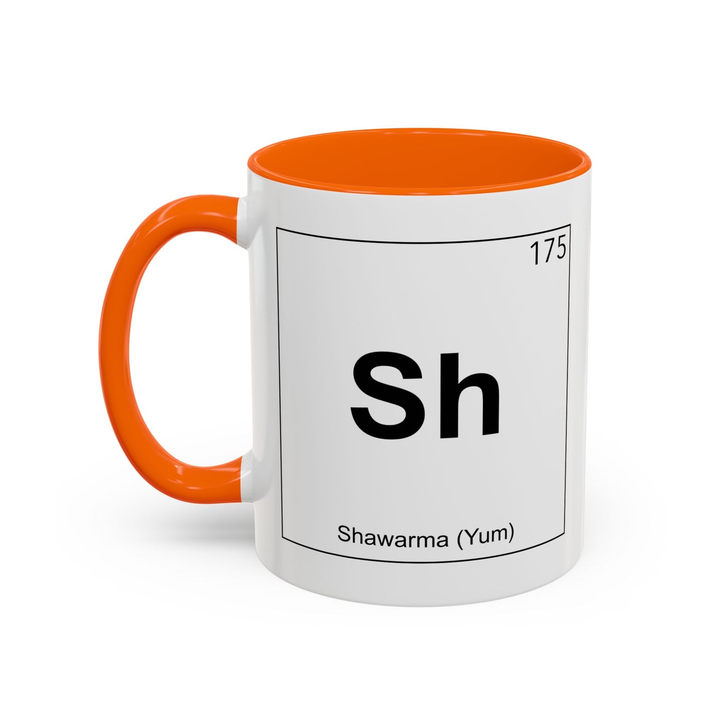 Shawarma YUM Accent BiColor Funny Sarcastic Mug