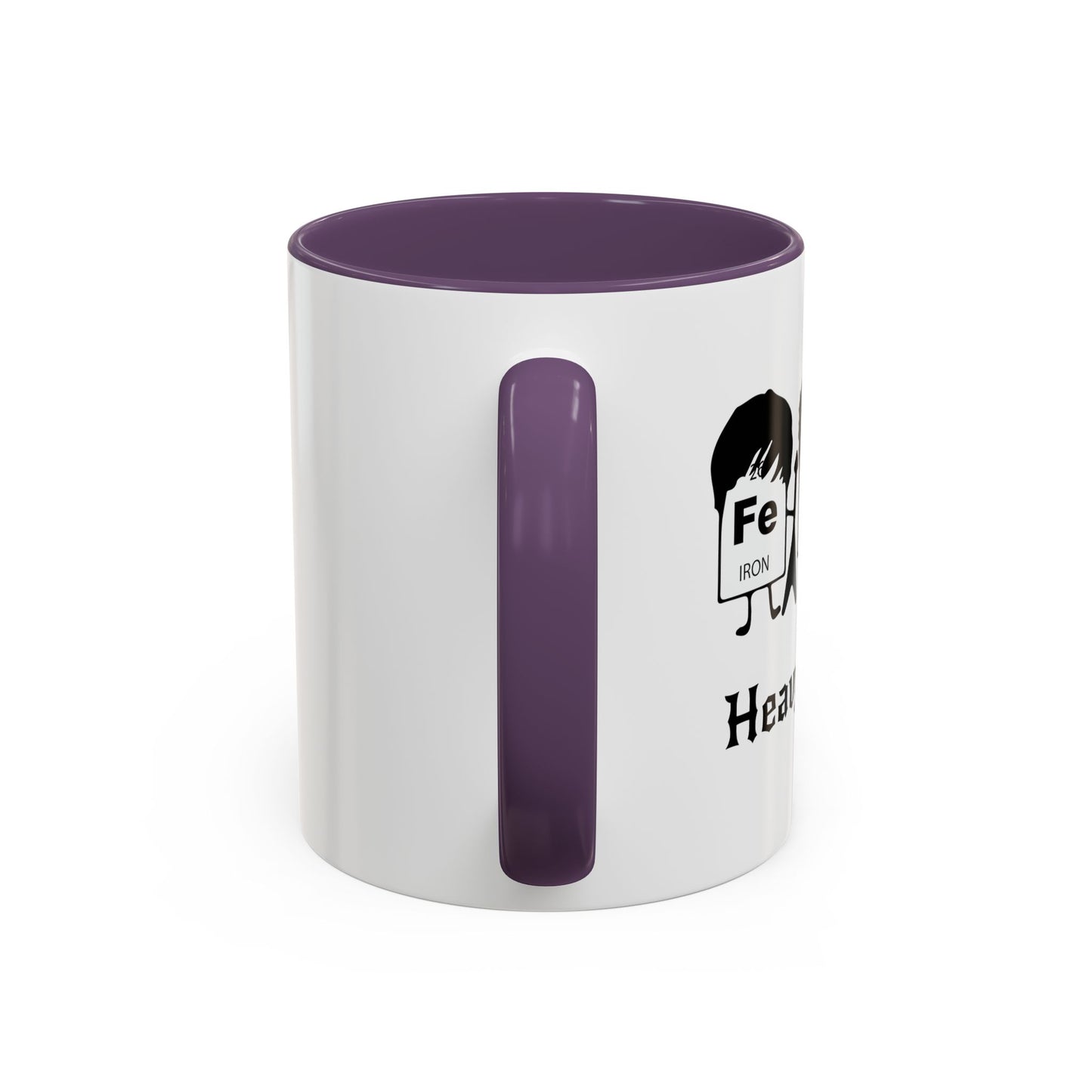 HEAVY METALS Accent BiColor Funny Sarcastic Mug