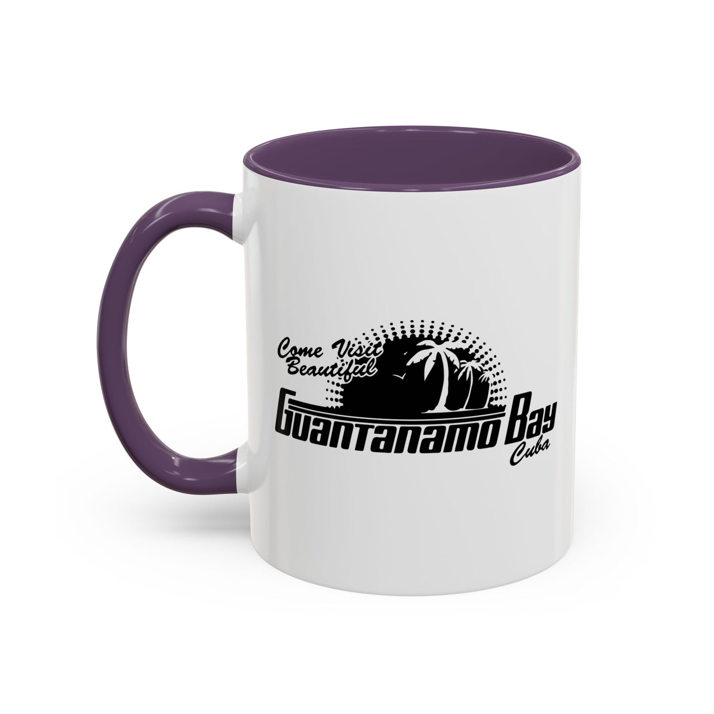 GUATANAMO BAY CUBA Accent BiColor Funny Sarcastic Mug