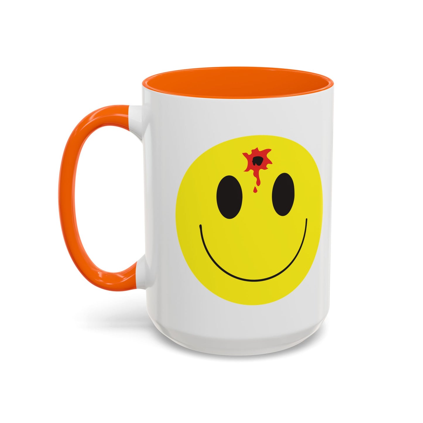 DEADSHOT HAPPY FACE Accent BiColor Funny Sarcastic Mug