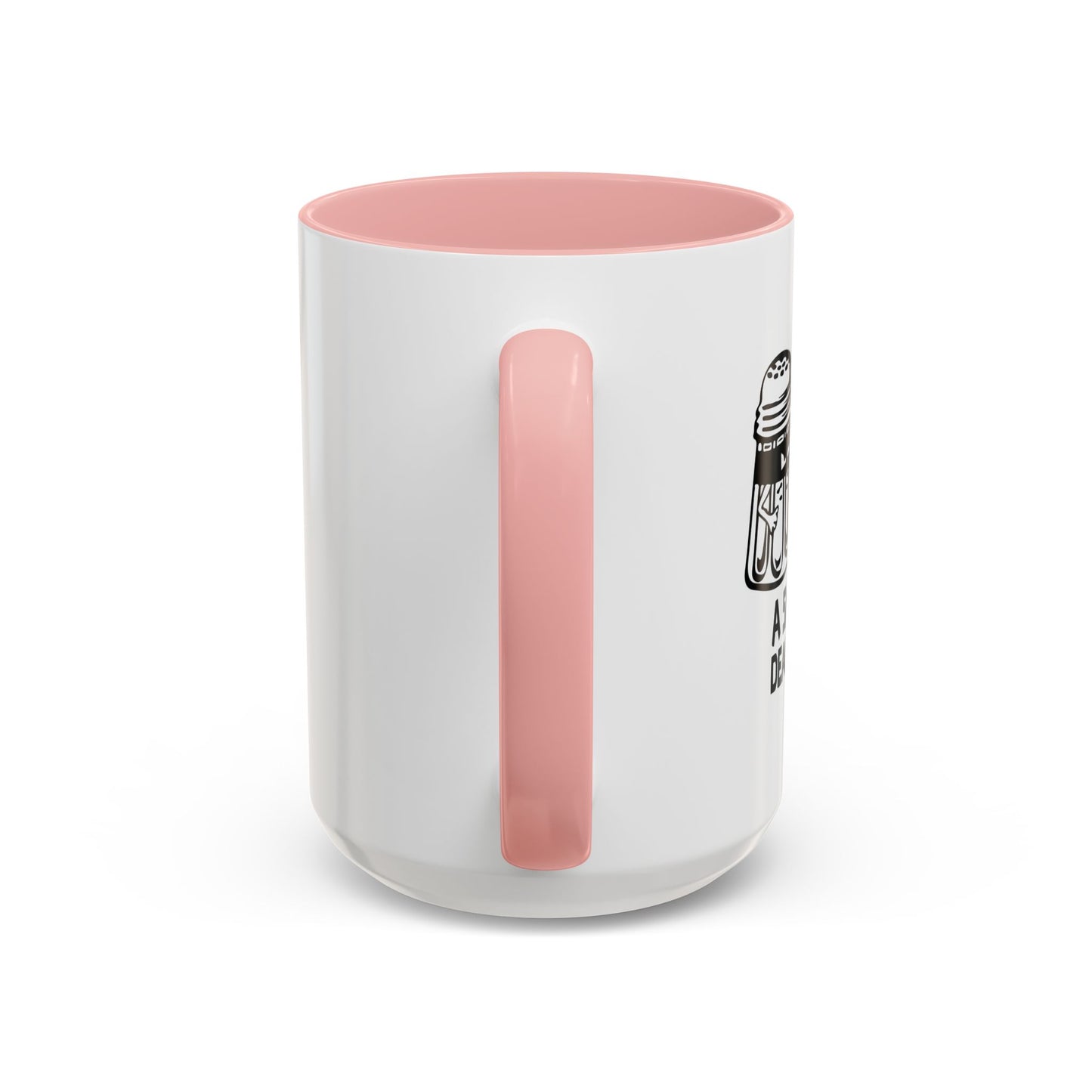 A SALT WITH A DEADLY WEAPON Accent BiColor Funny Sarcastic Mug