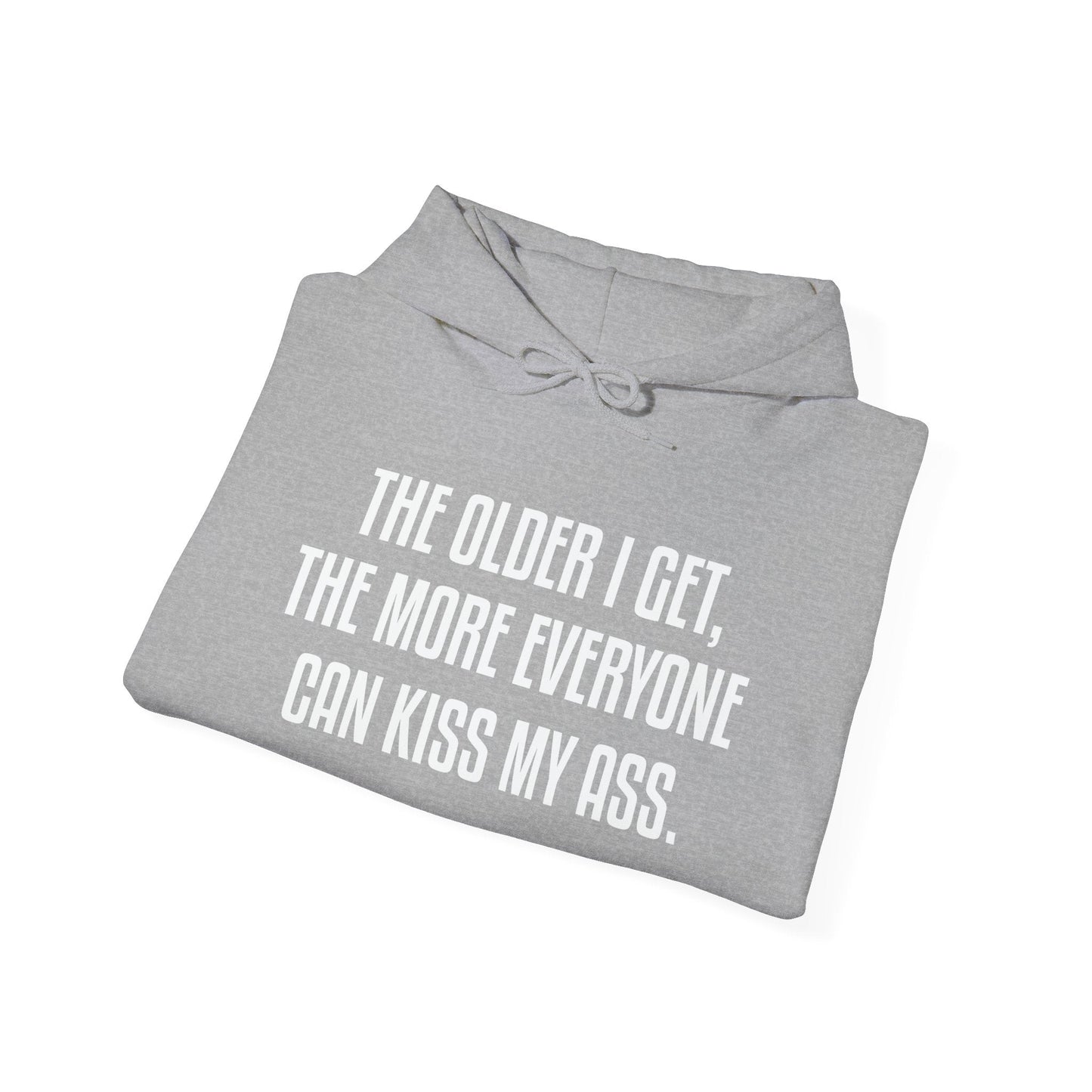 THE OLDER I GET - Premium Unisex Funny Sarcastic Black Hoodie Sweatshirt