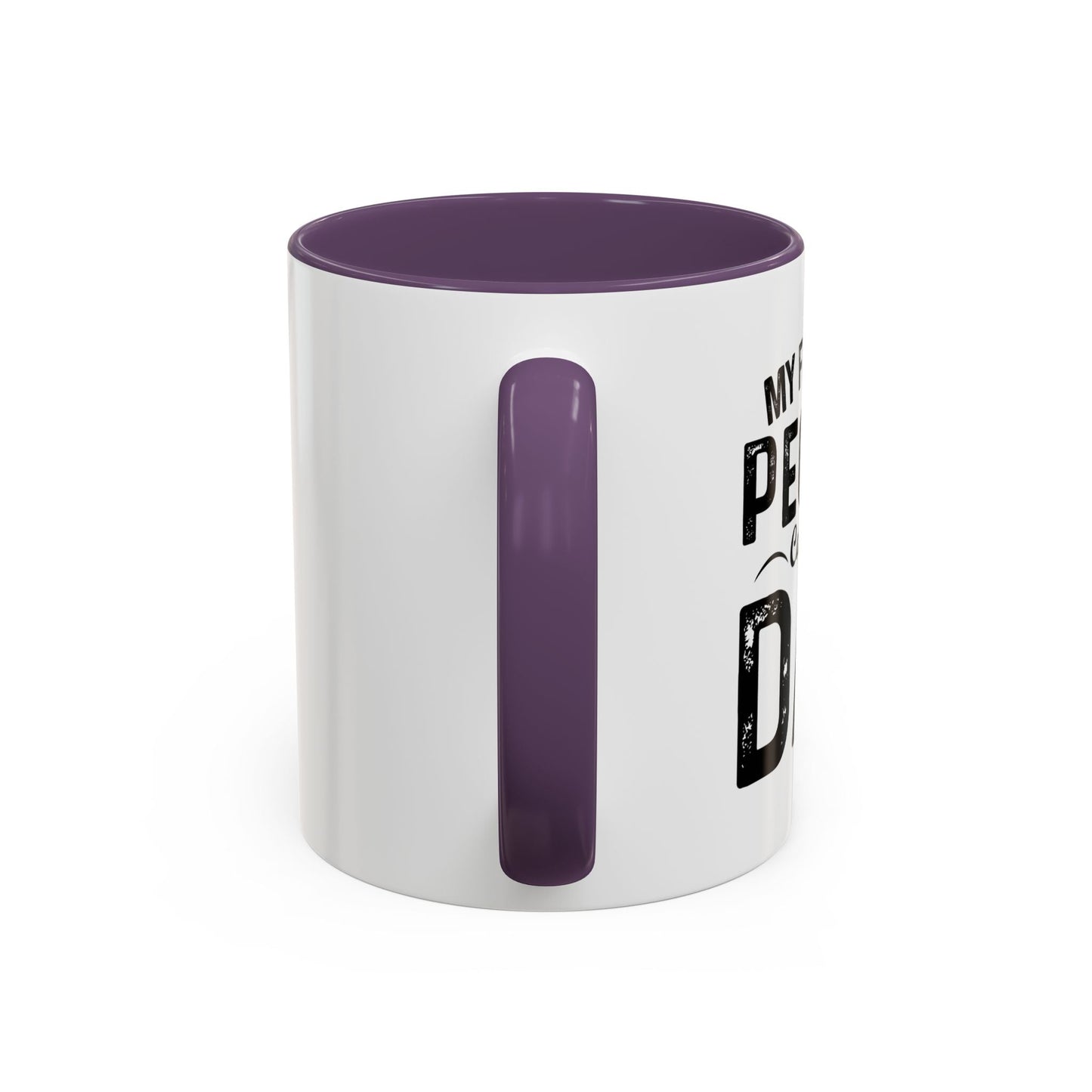 MY FAVORITE PEOPLE CALL ME DAD Accent BiColor Funny Sarcastic Mug