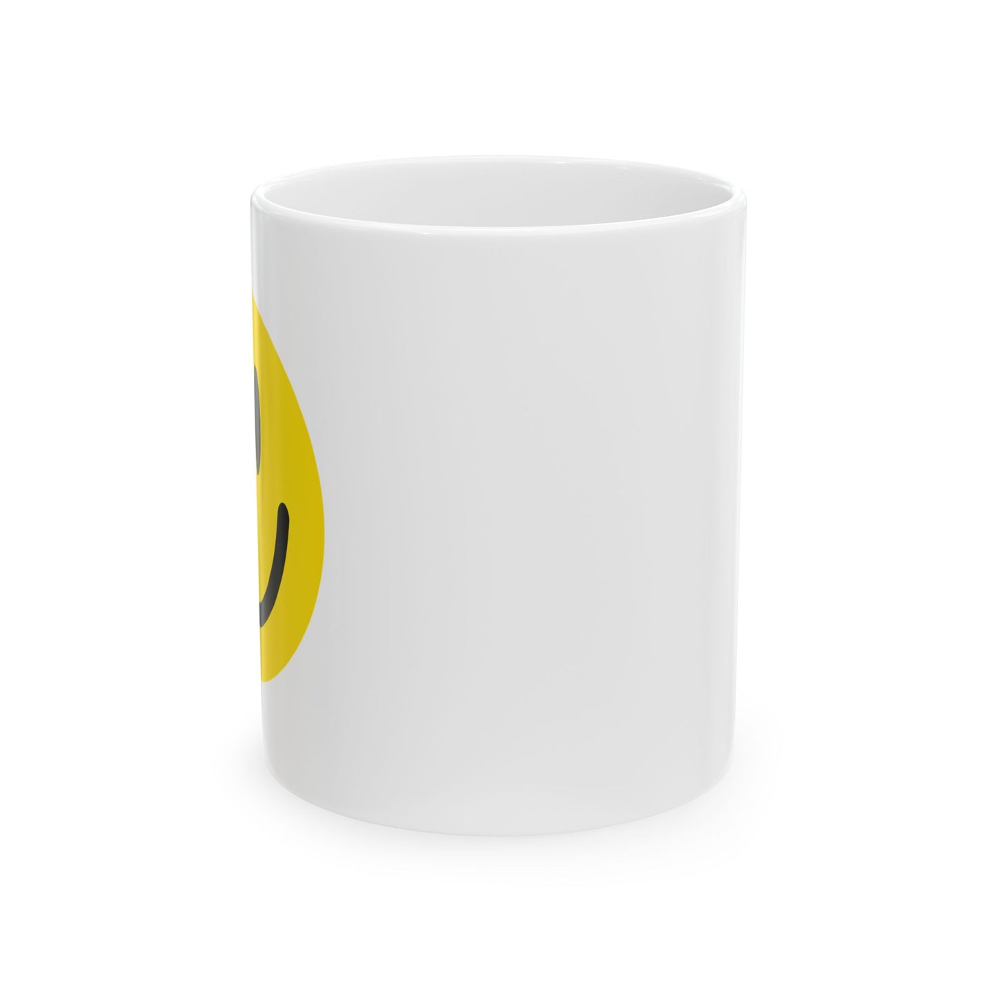 SMILE FACE WHITE MUG