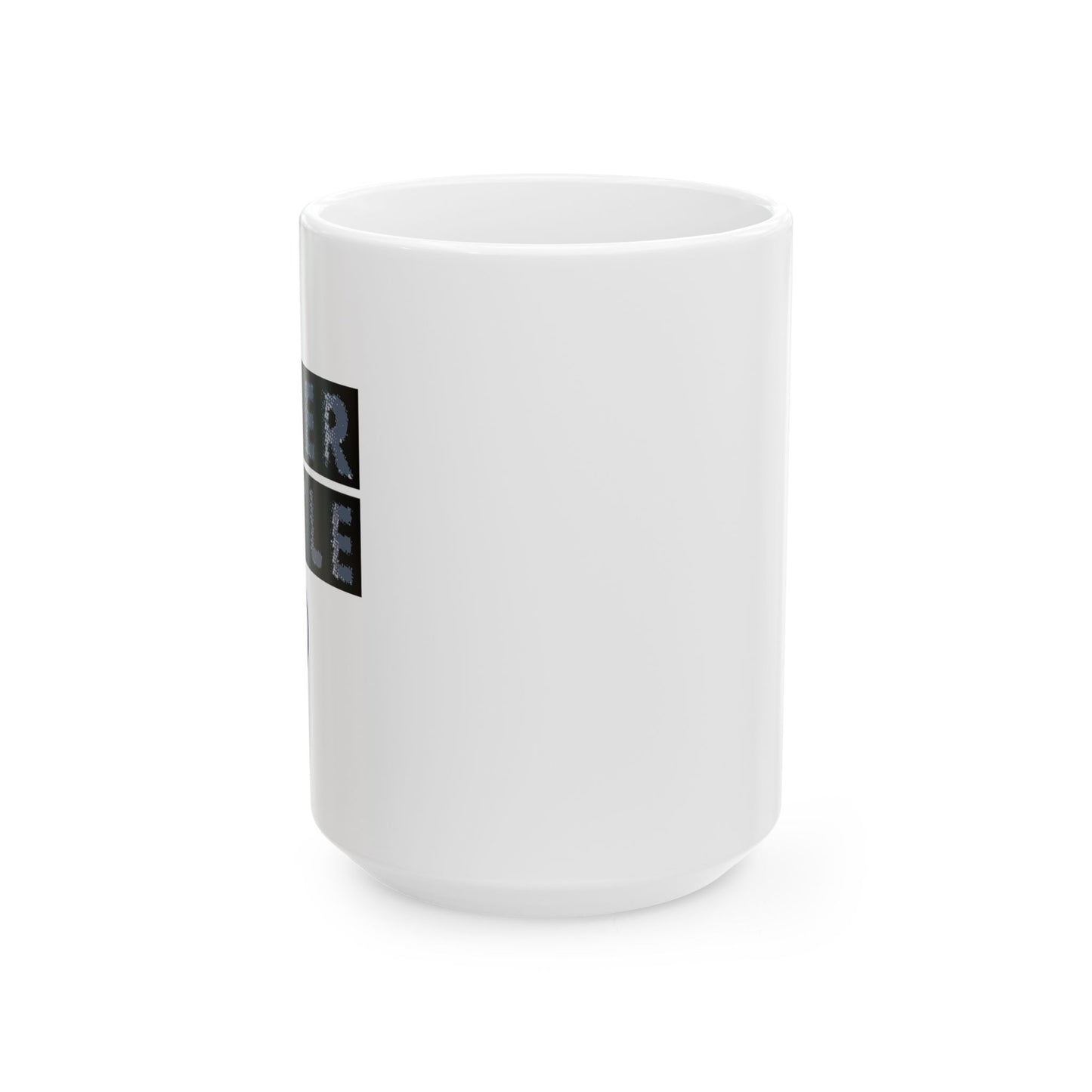 NEVER SETTLE FUNNY SARCASTIC WHITE MUG