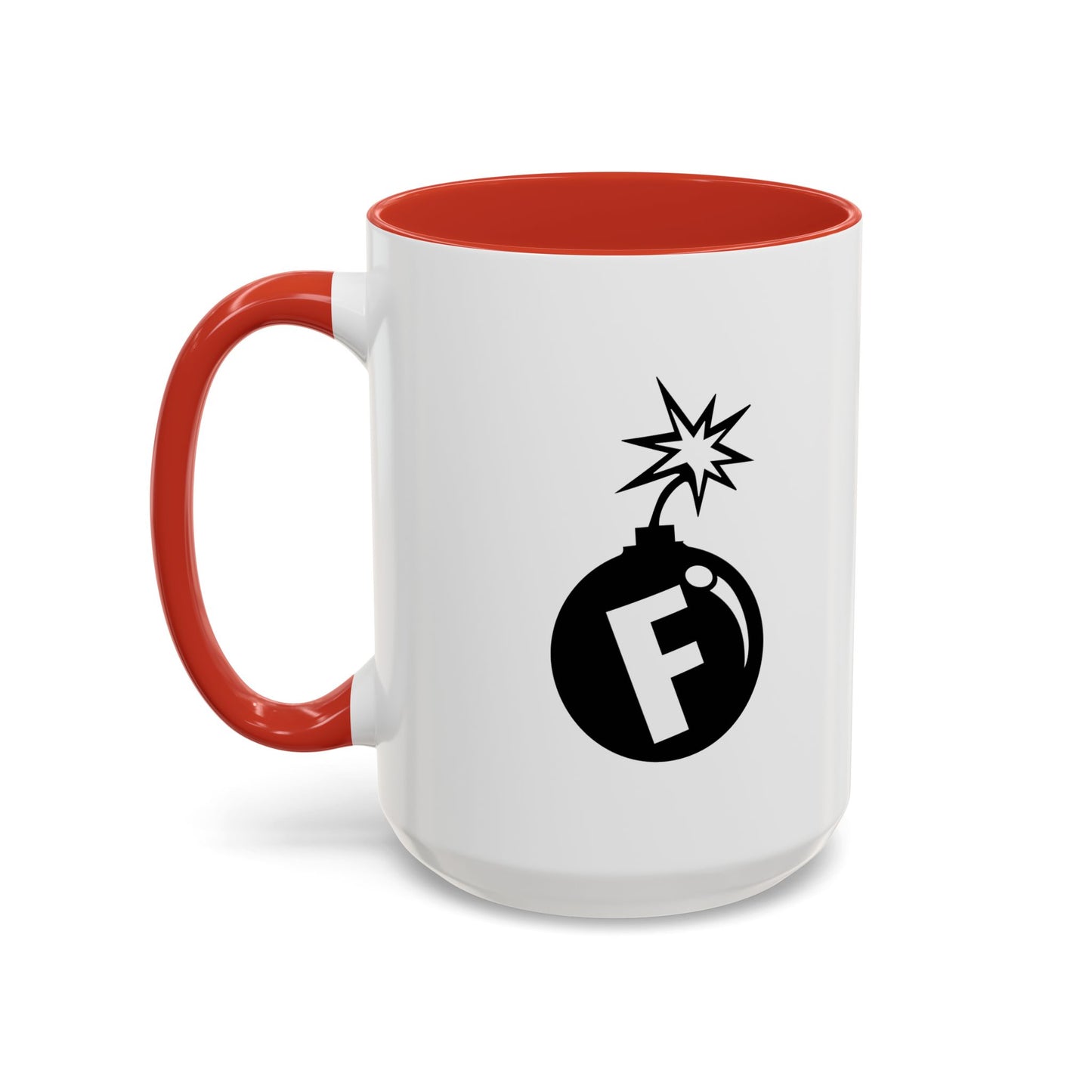 F BOMB Accent BiColor Funny Sarcastic Mug