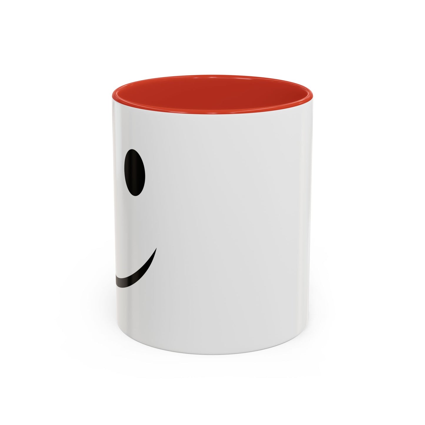 HAPPY SMILE Accent BiColor Funny Sarcastic Mug