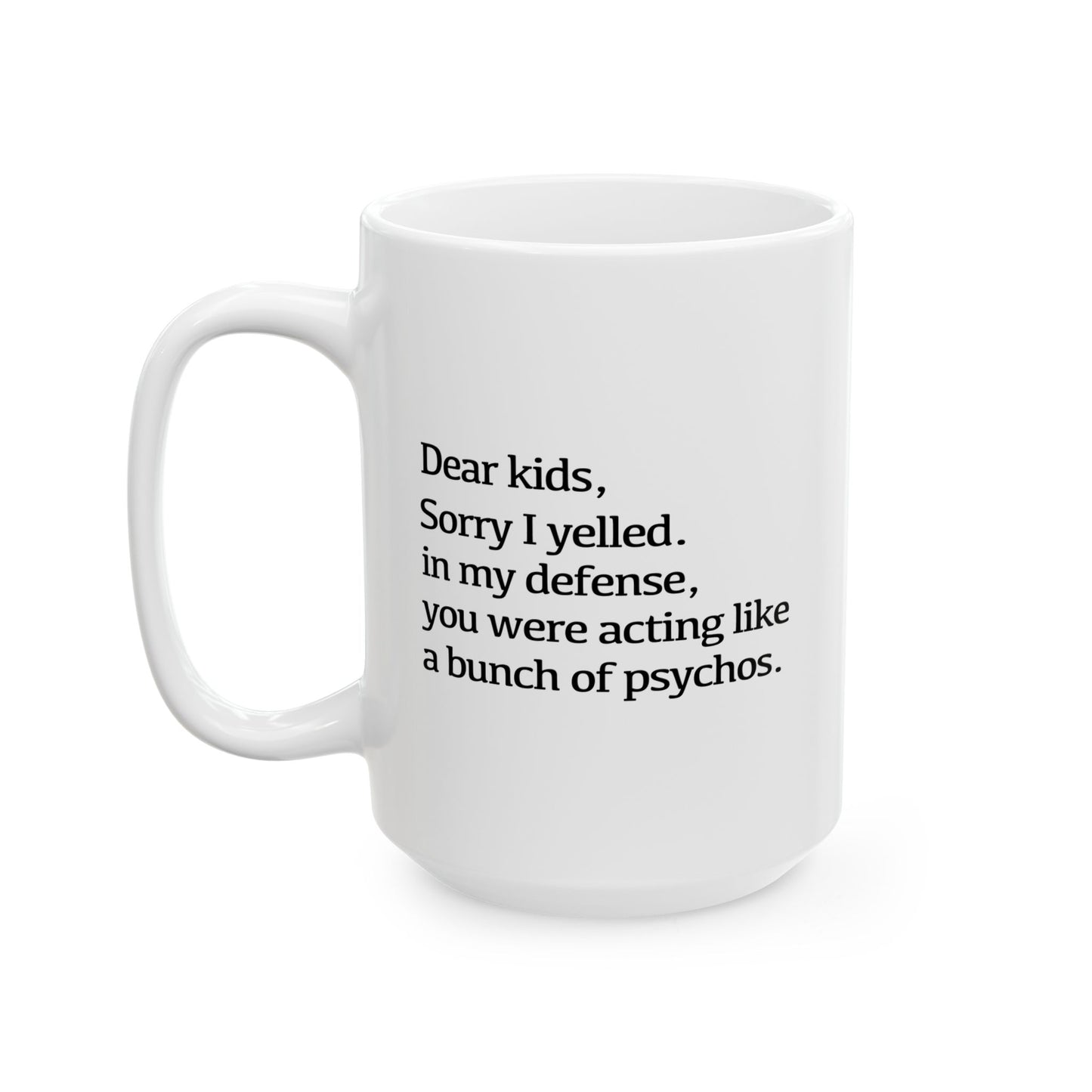 A BUNCH OF PSYCHOS FUNNY SARCASTIC MUG