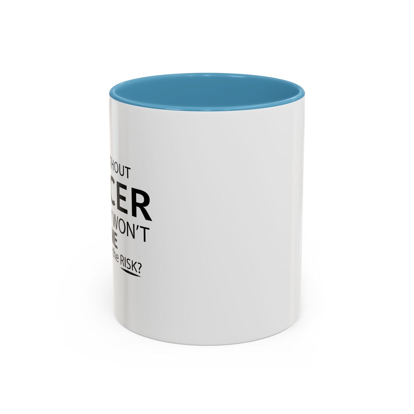 A DAY WITHOUT SOCCER Accent BiColor Funny Sarcastic Mug