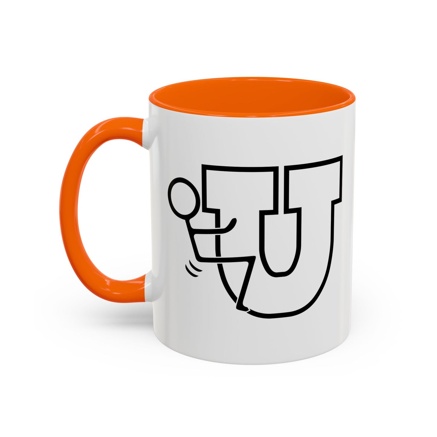 FUCK YOU Accent BiColor Funny Sarcastic Mug