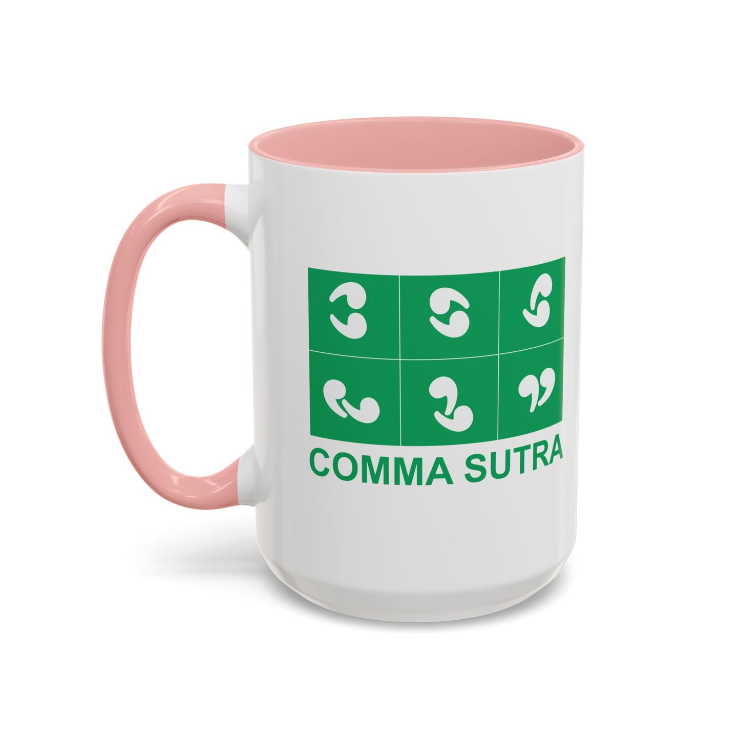 COMMA SUTRA Accent BiColor Funny Sarcastic Mug