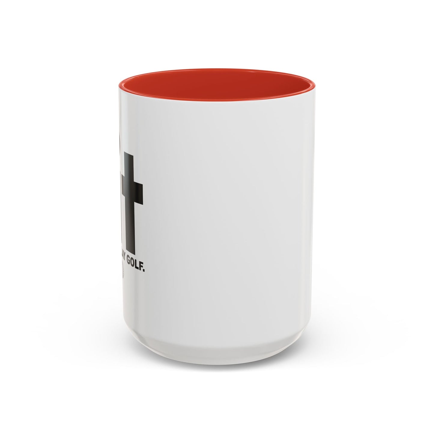 LET’S PLAY GOLF. Accent BiColor Funny Sarcastic Mug