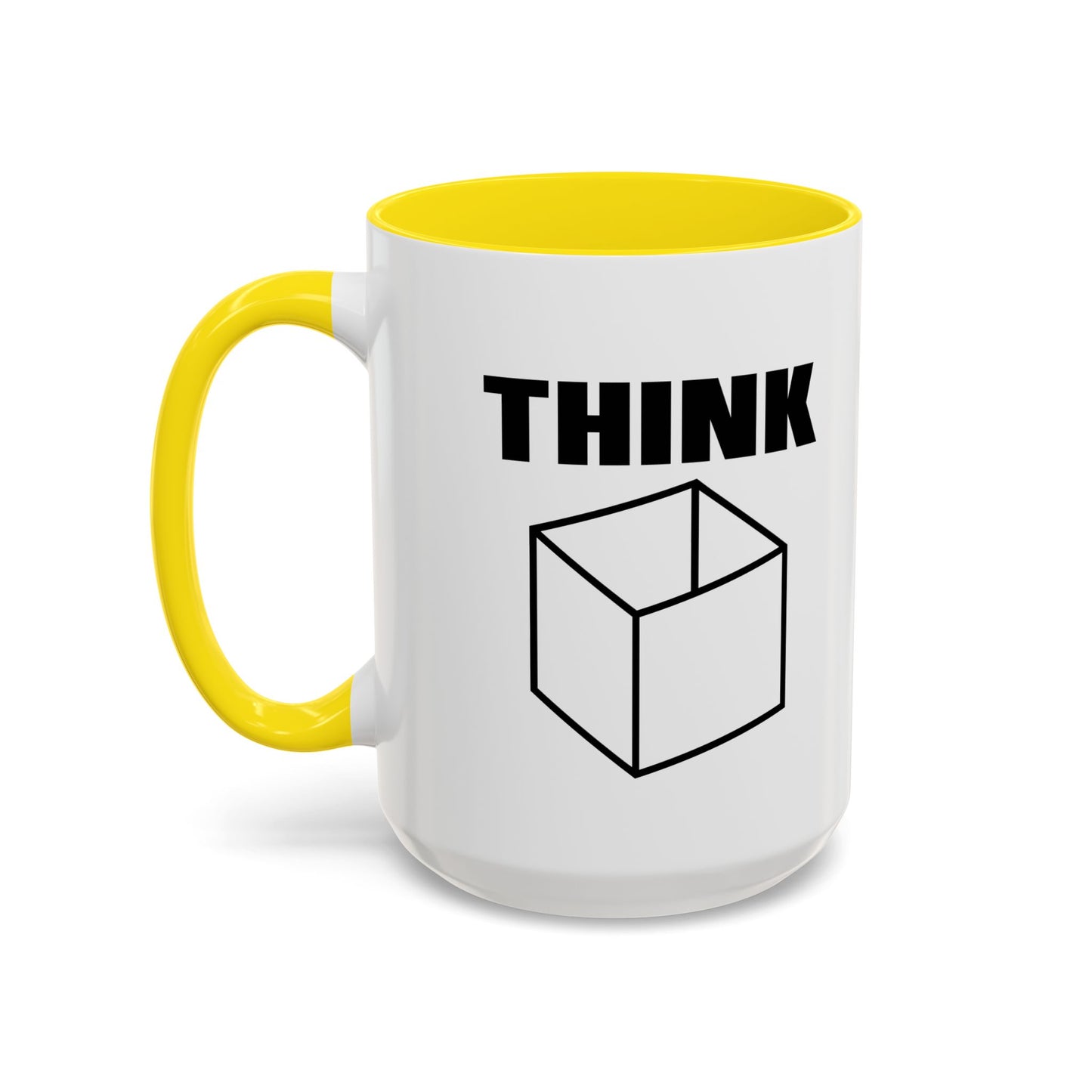 THINK Accent BiColor Funny Sarcastic Mug