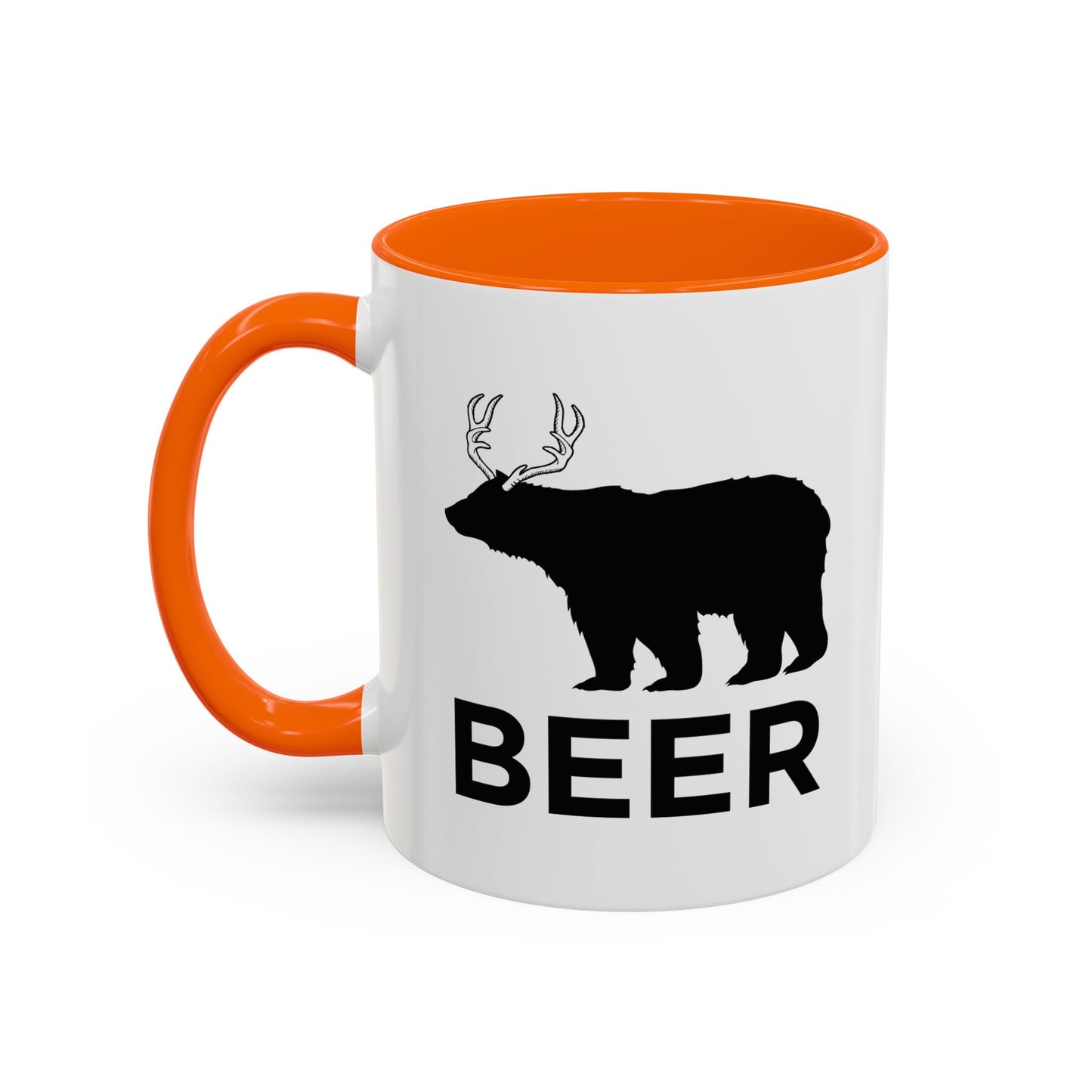 BEER ANIMAL Accent BiColor Funny Sarcastic Mug