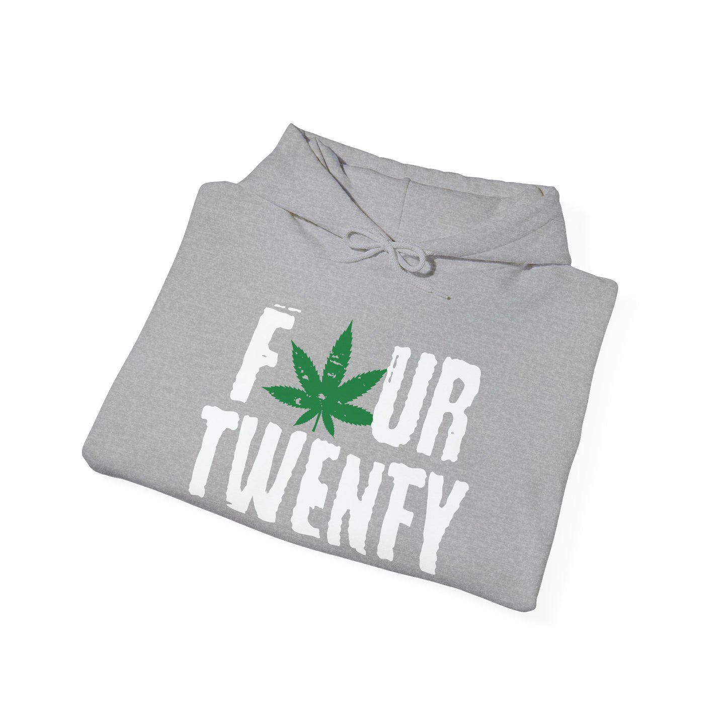 FOUR TWENTY - Premium Unisex Funny Sarcastic Black Hoodie Sweatshirt