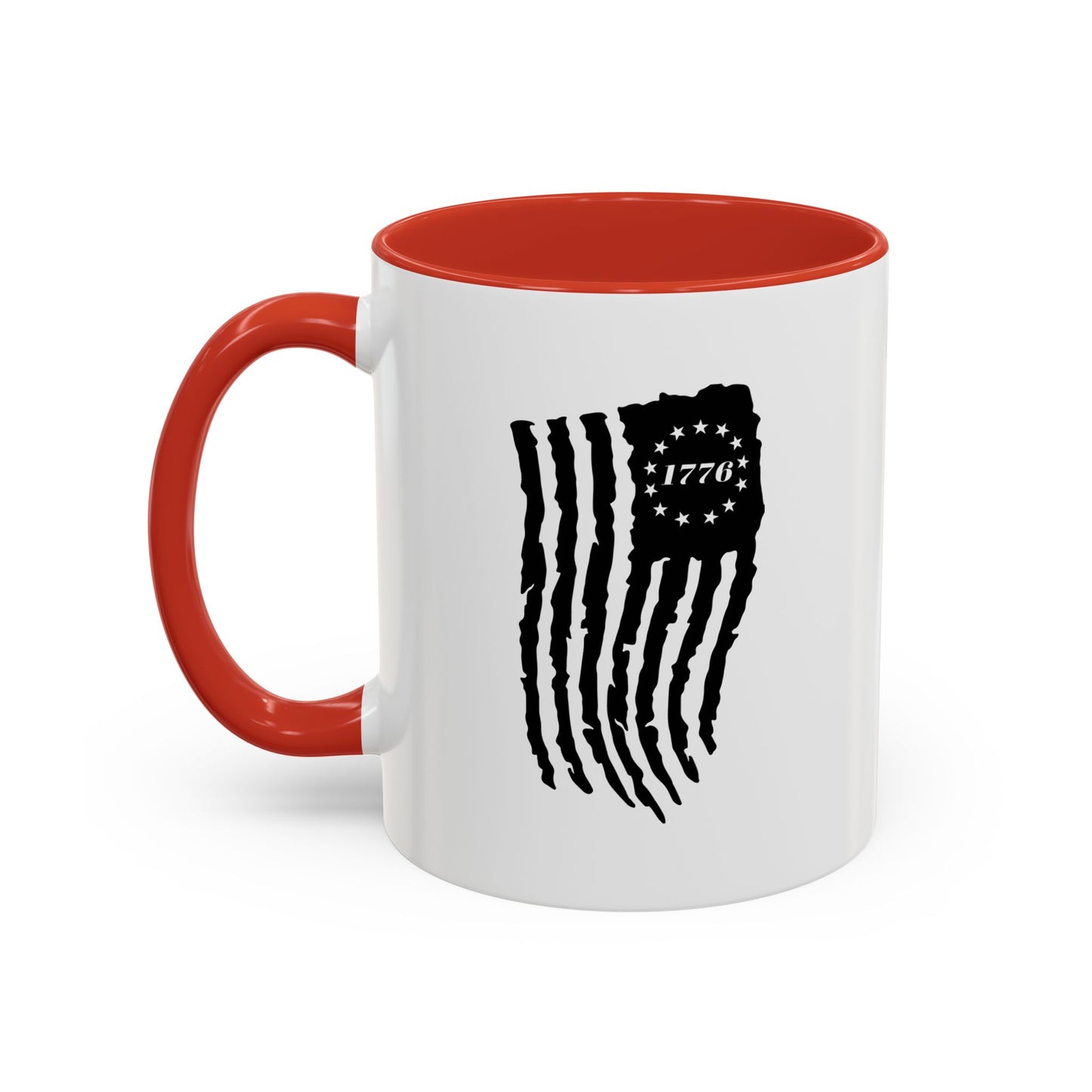 1776 BETSY FLAG Accent BiColor Funny Sarcastic Mug