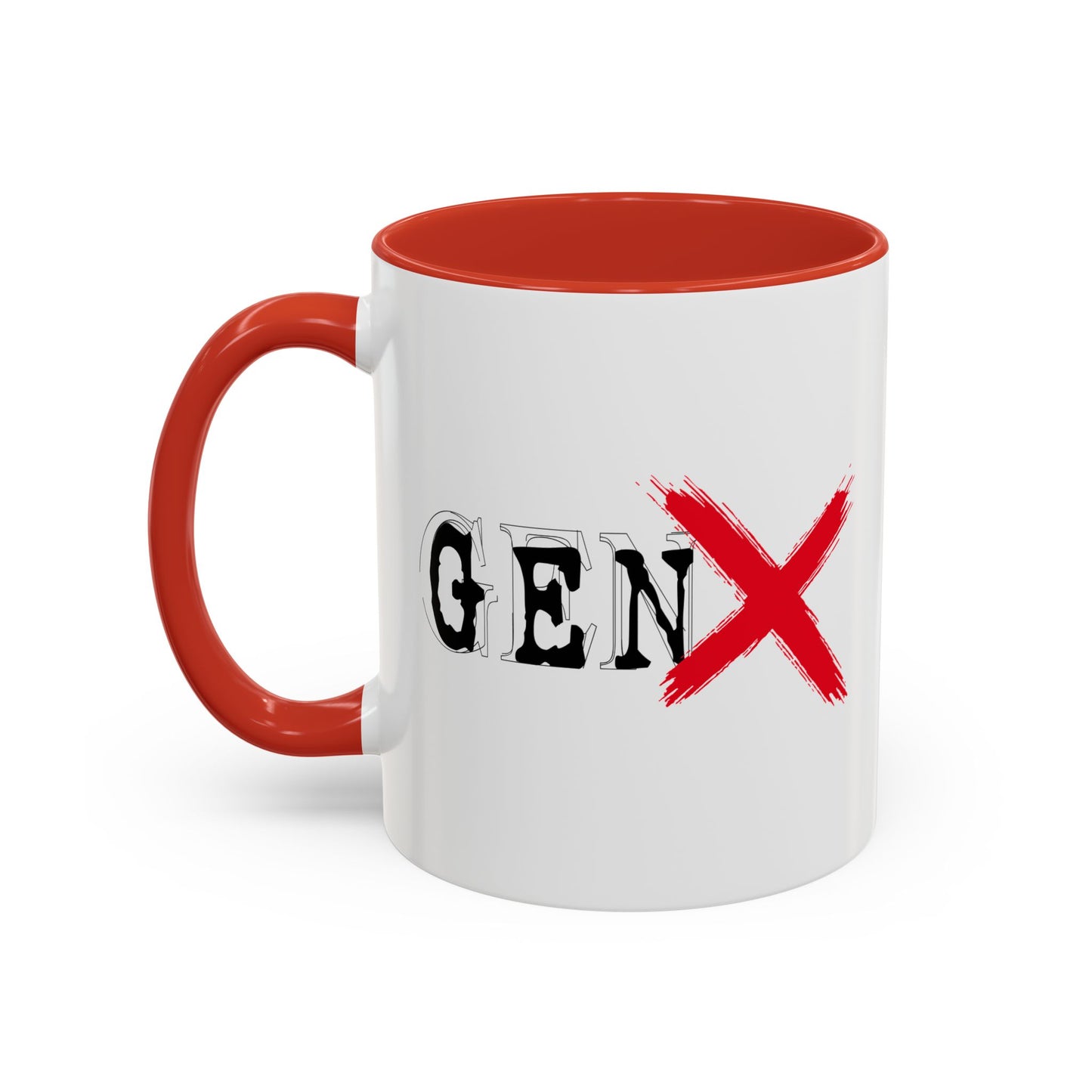 GEN X Accent BiColor Funny Sarcastic Mug