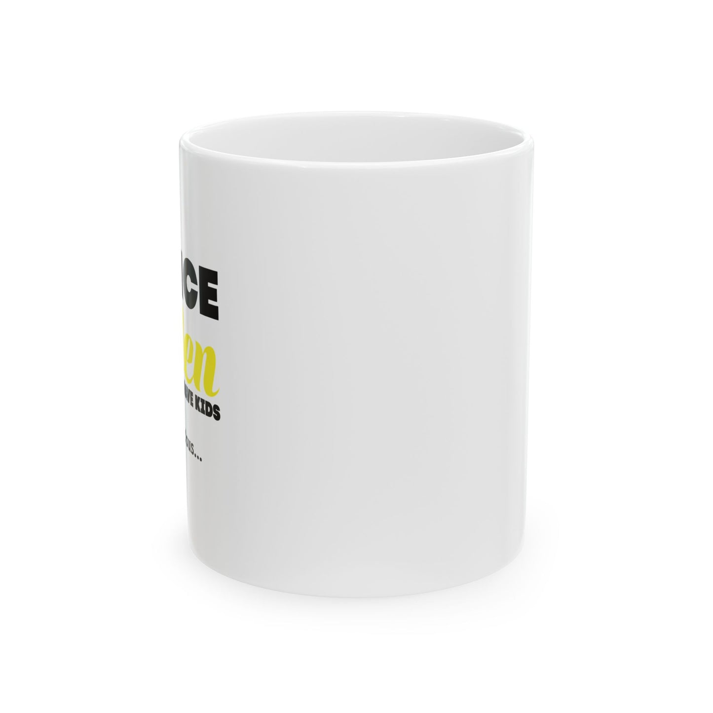 SILENCE IS GOLDEN FUNNY SARCASTIC MUG