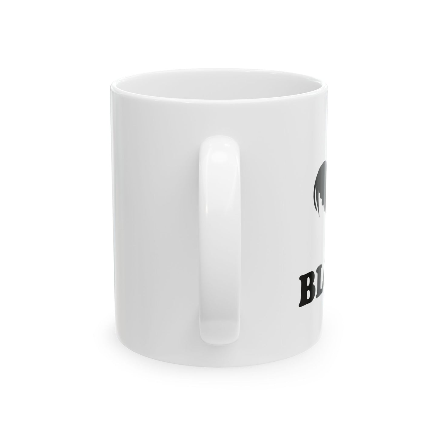 COCK BLOCK FUNNY SARCASTIC WHITE MUG