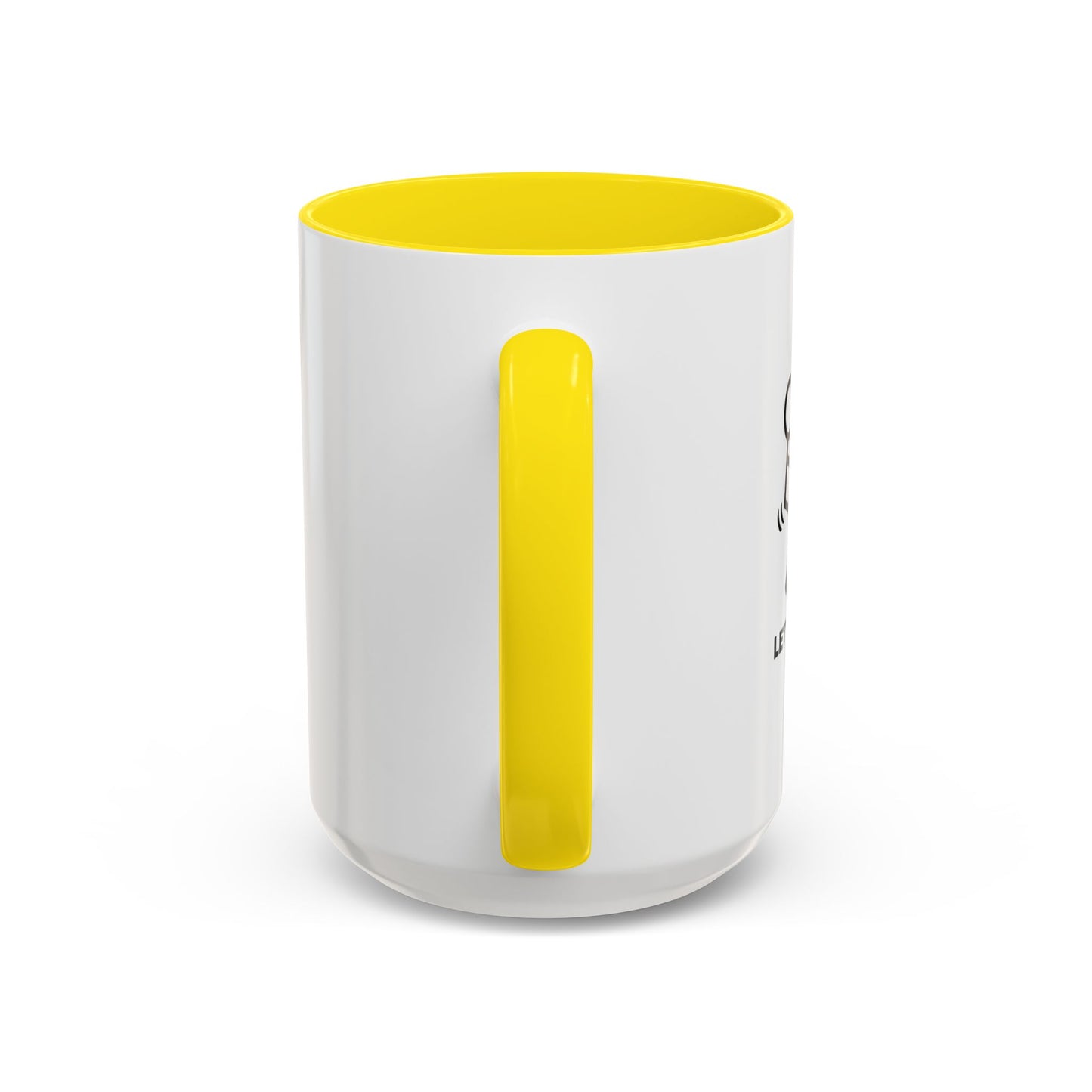 LET’S PLAY GOLF. Accent BiColor Funny Sarcastic Mug