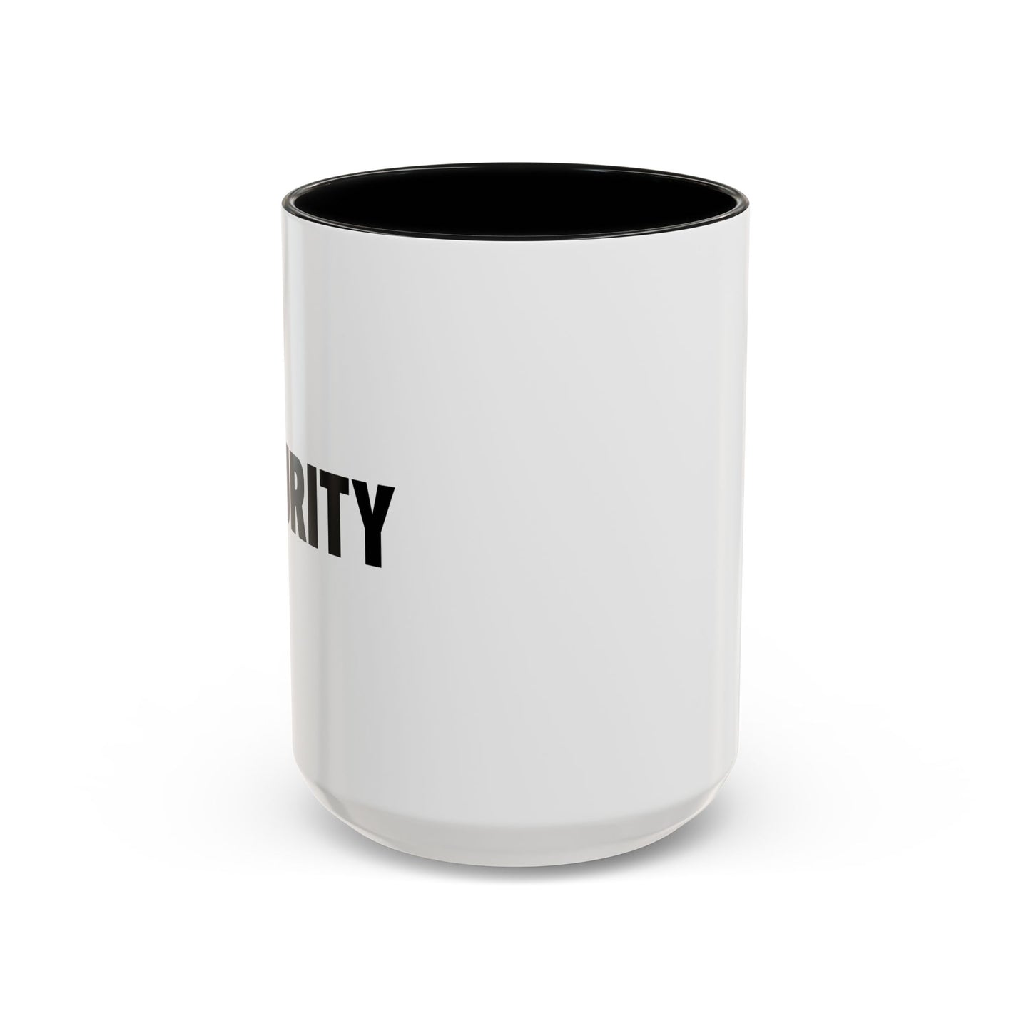 SECURITY Accent BiColor Funny Sarcastic Mug