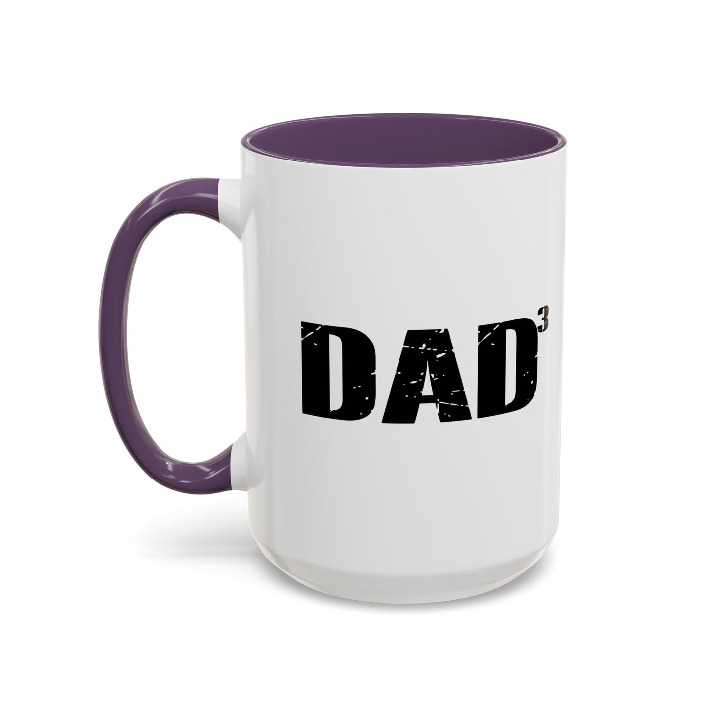 DAD x3 Accent BiColor Mug